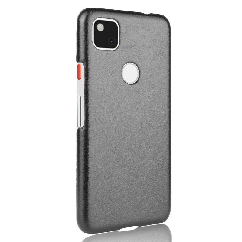 Hoesje voor Google Pixel 4A Litchi Performance Leereffect