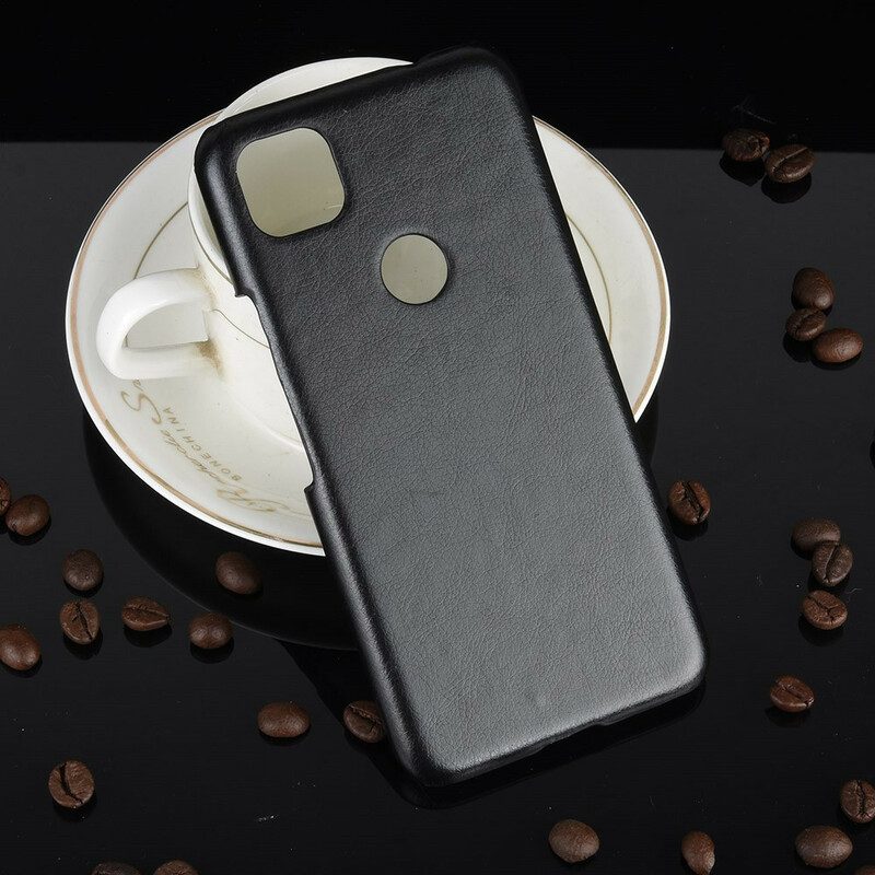 Hoesje voor Google Pixel 4A Litchi Performance Leereffect