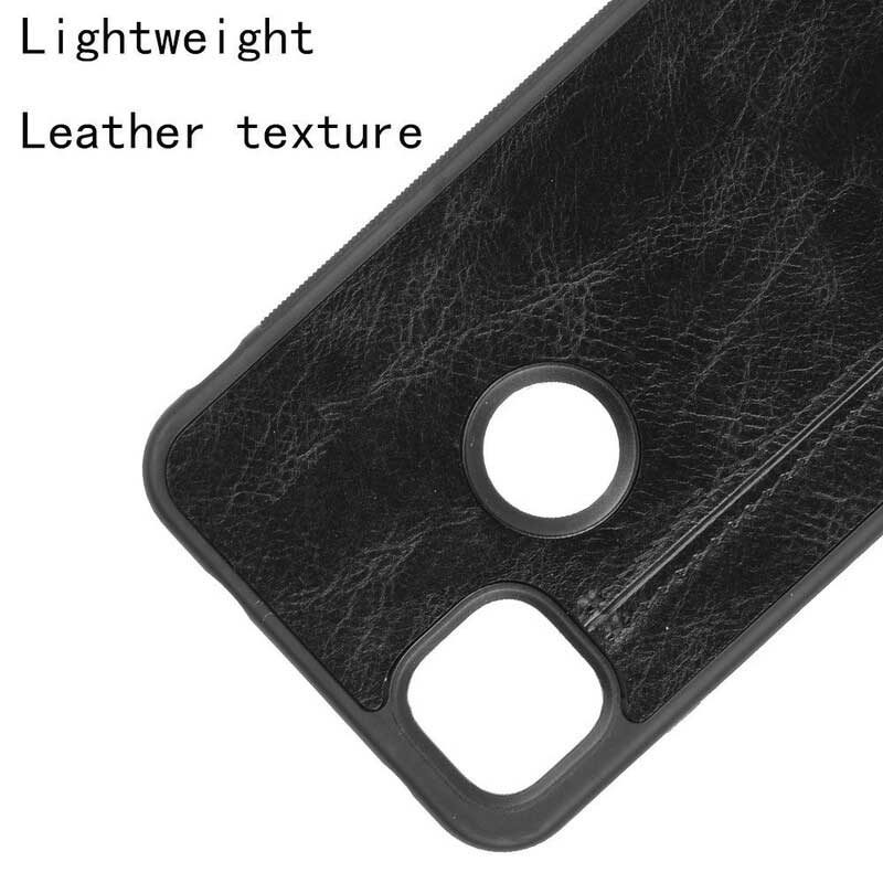 Telefoonhoesje voor Google Pixel 4A Couture-leereffect