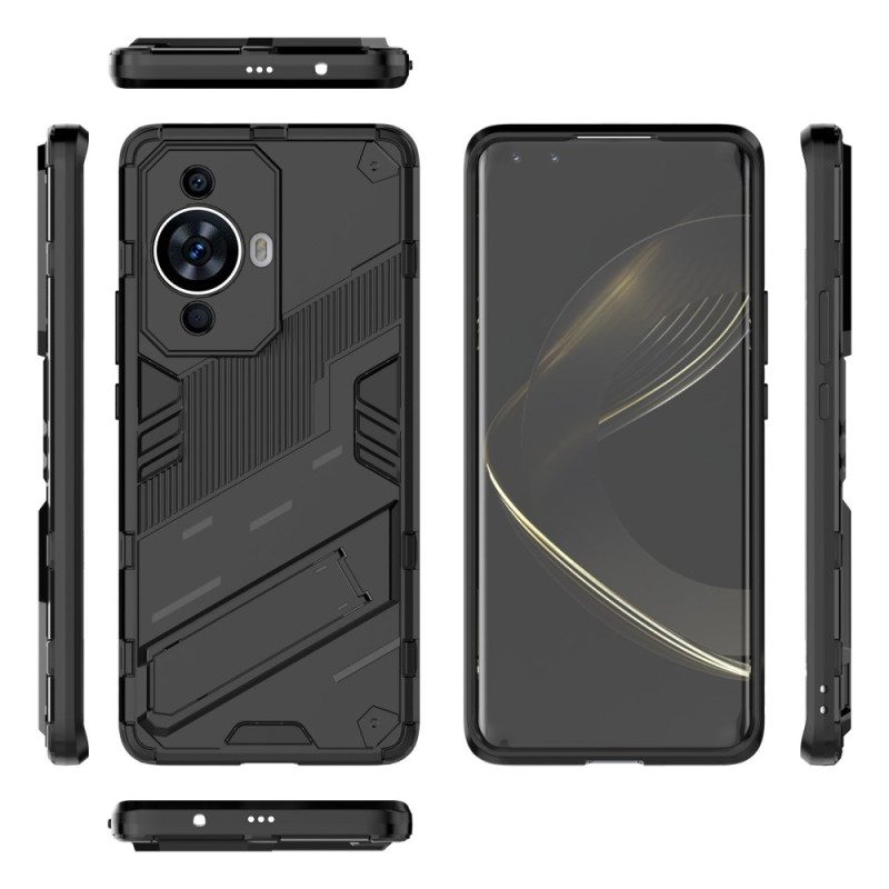 Case Hoesje Huawei Nova 11 Pro Telefoonhoesje Verwijderbare Handsfree Ondersteuning Met Twee Standen