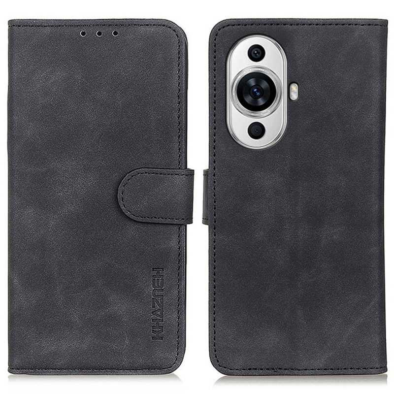 Folio-hoesje Huawei Nova 11 Pro Telefoonhoesje Vintage Leereffect Khazneh