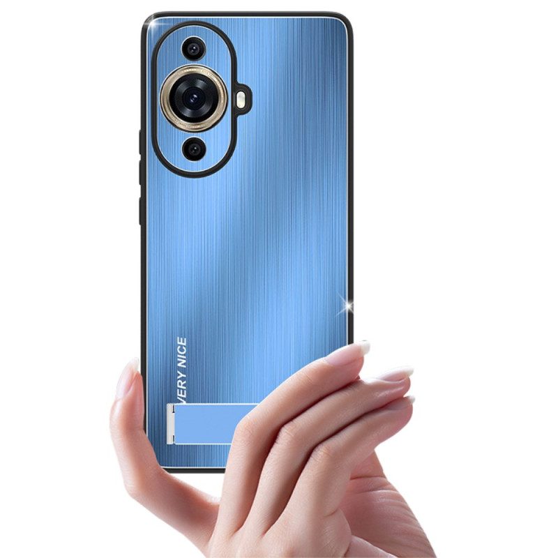 Hoesje Voor Huawei Nova 11 Pro Geborsteld Met Ondersteuning