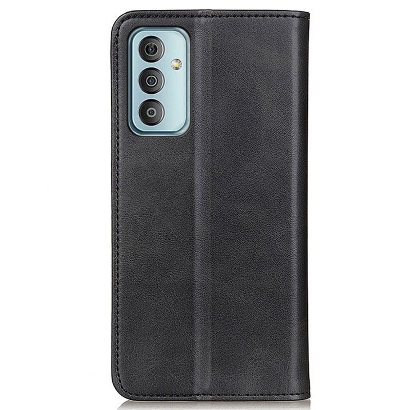 Bescherming Hoesje voor Samsung Galaxy M13 Folio-hoesje Gespleten Leer