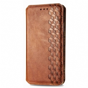 Bescherming Hoesje voor Samsung Galaxy M13 Folio-hoesje Patroon Met Leereffect