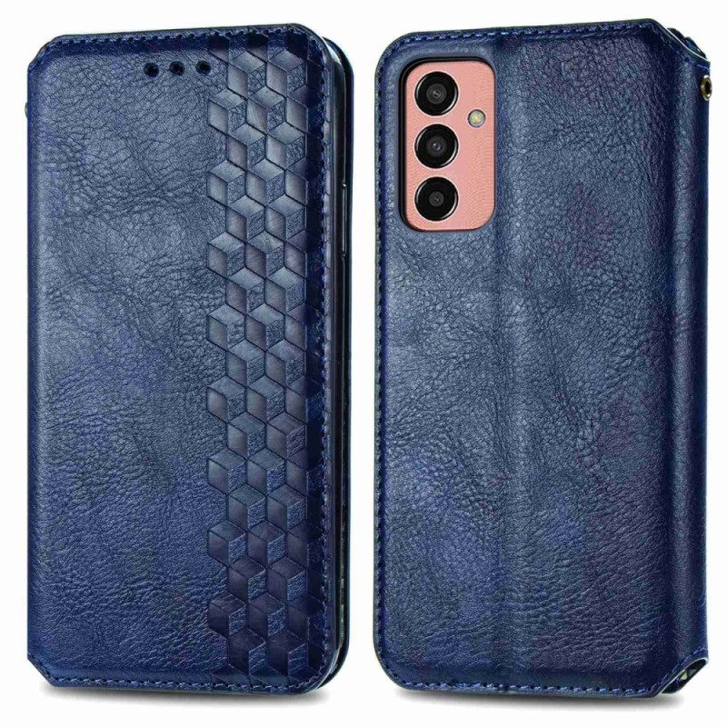 Bescherming Hoesje voor Samsung Galaxy M13 Folio-hoesje Patroon Met Leereffect