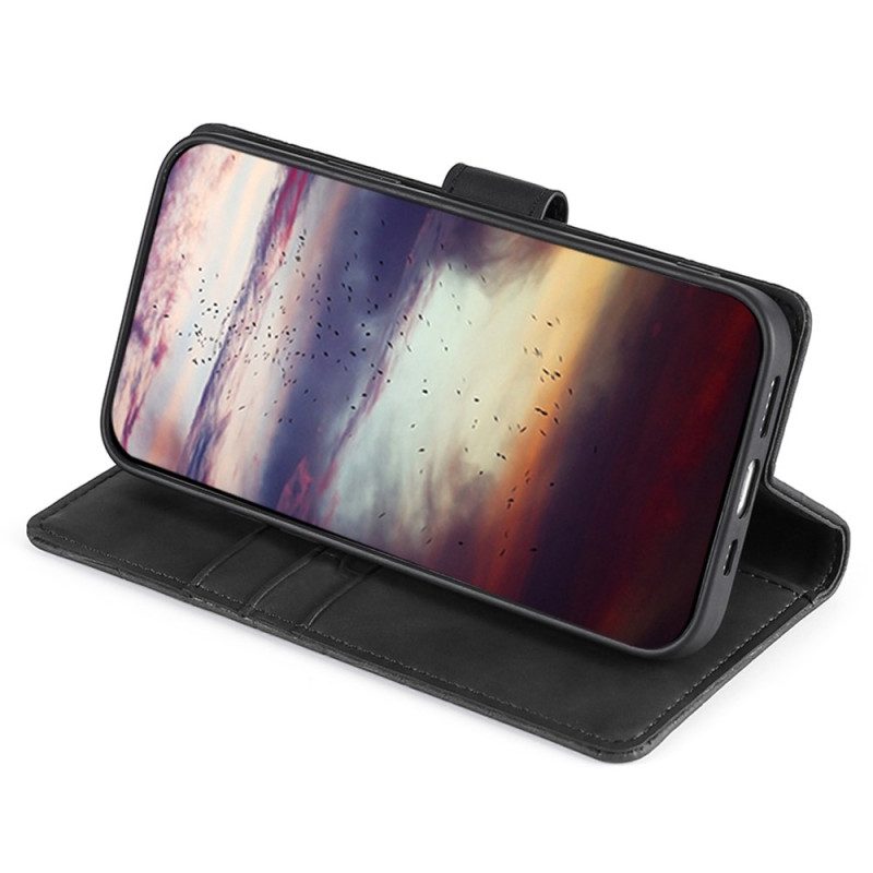 Folio-hoesje voor Samsung Galaxy M13 Krokodillenhuidstijl