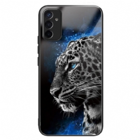 Hoesje voor Samsung Galaxy M13 Tijger Gehard Glas