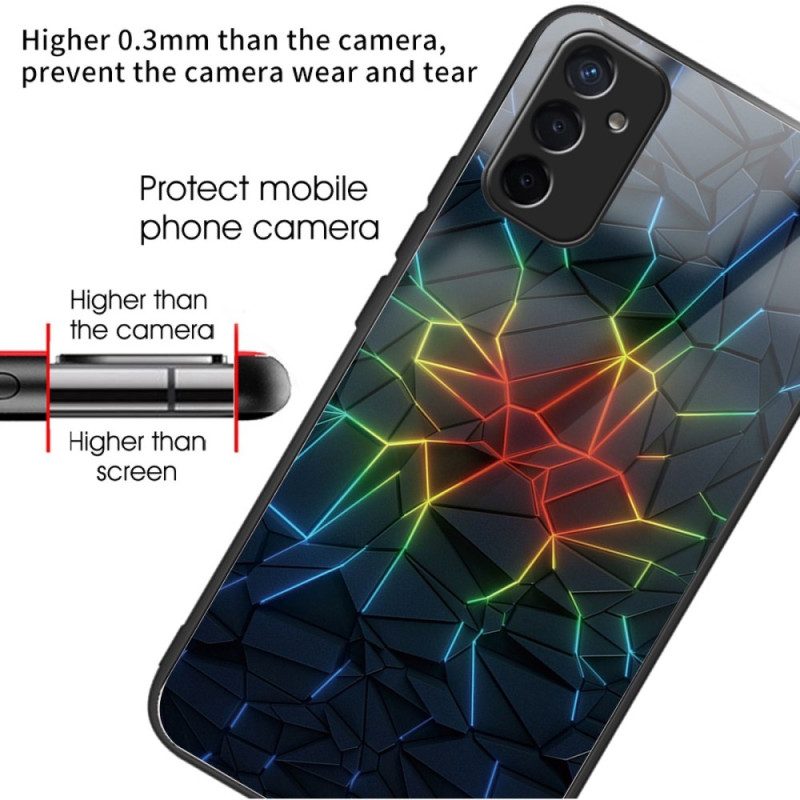 Telefoonhoesje voor Samsung Galaxy M13 Laser Gehard Glas