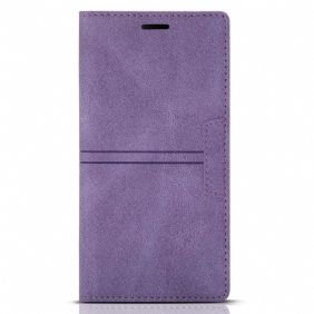 Bescherming Hoesje voor Samsung Galaxy A54 5G Folio-hoesje Stijl Lederen Couture