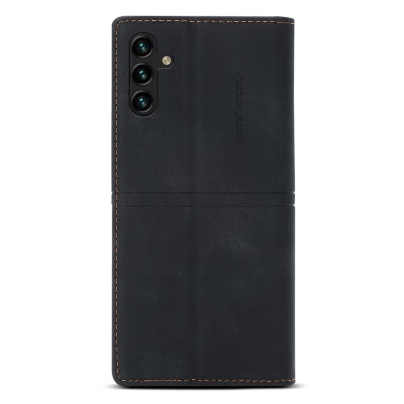 Bescherming Hoesje voor Samsung Galaxy A54 5G Folio-hoesje Stijl Lederen Couture