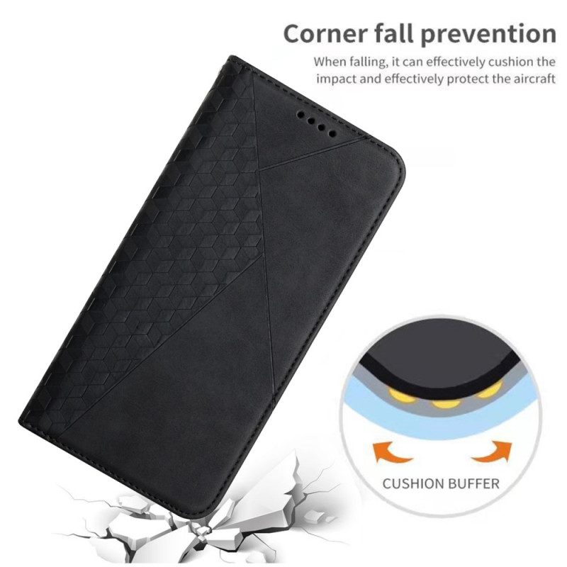 Bescherming Hoesje voor Samsung Galaxy A54 5G Folio-hoesje Stijl Leer 3d-patroon