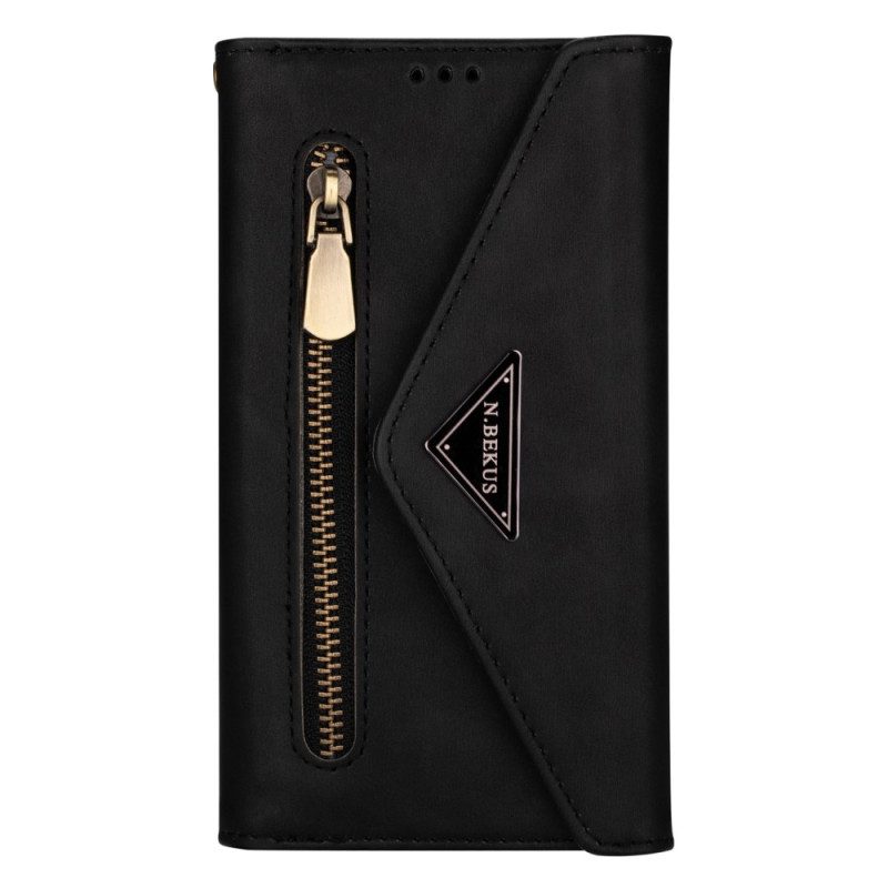 Folio-hoesje voor Samsung Galaxy A54 5G N.bekus Lanyard En Schouderriem