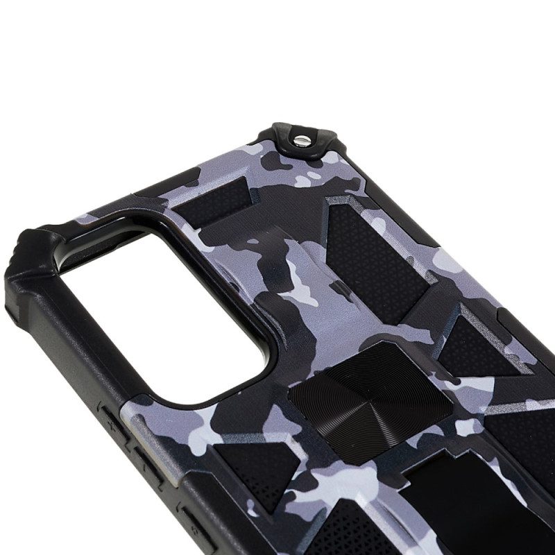 Hoesje voor Samsung Galaxy A54 5G Camouflage Verwijderbare Ondersteuning