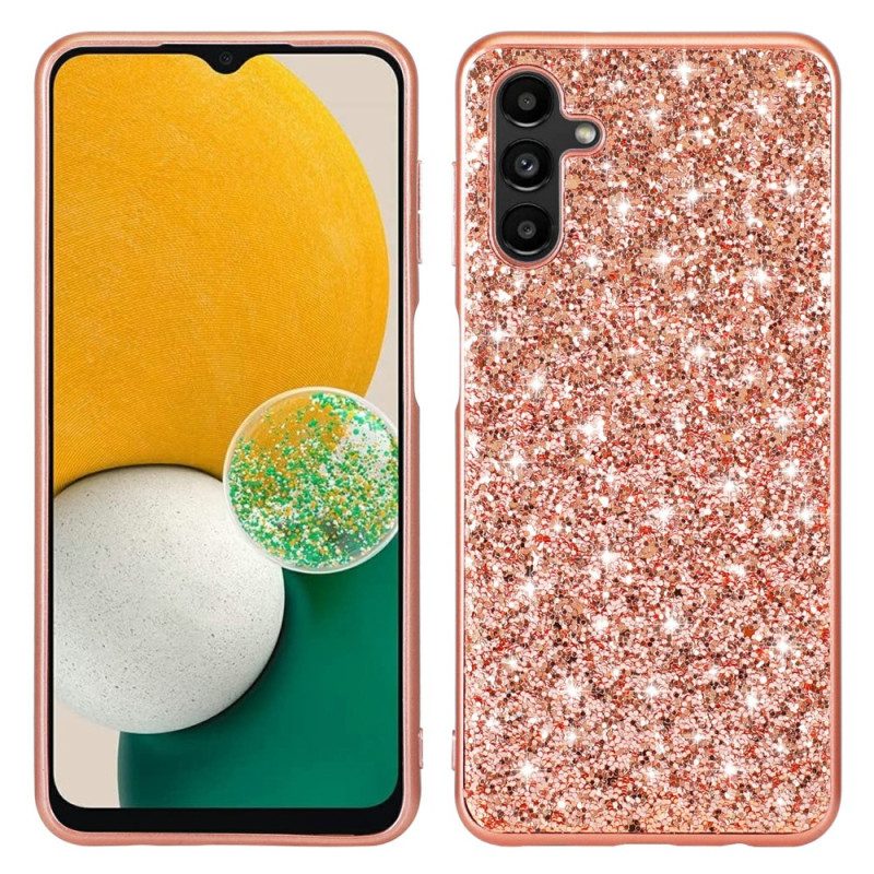 Hoesje voor Samsung Galaxy A54 5G Elegante Pailletten