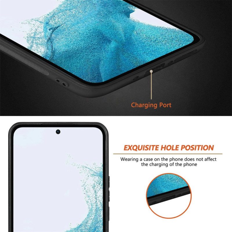 Hoesje voor Samsung Galaxy A54 5G Slangenhuid-effect