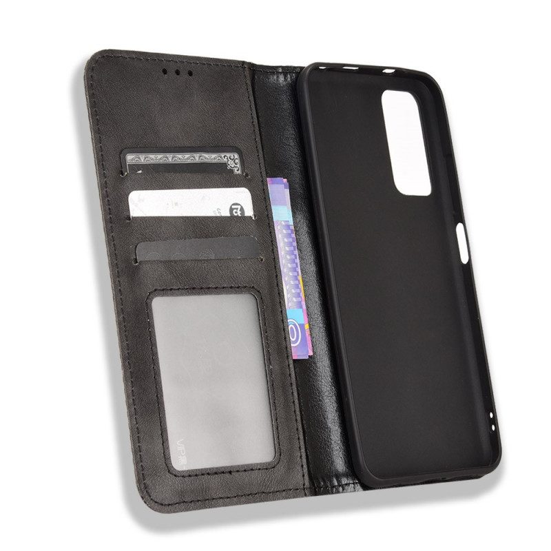 Bescherming Hoesje voor Xiaomi Redmi Note 11 / 11S Folio-hoesje Gestileerd Vintage Leereffect