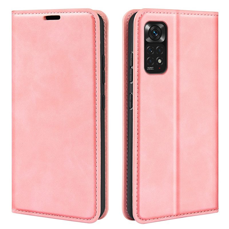 Bescherming Hoesje voor Xiaomi Redmi Note 11 / 11S Folio-hoesje Leer-effect