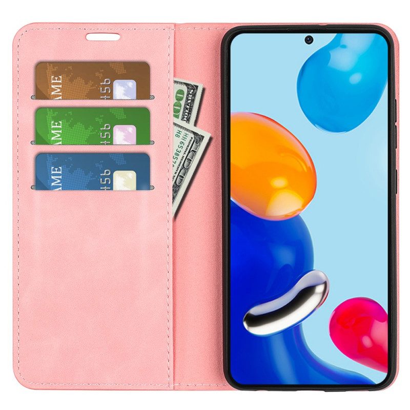 Bescherming Hoesje voor Xiaomi Redmi Note 11 / 11S Folio-hoesje Leer-effect