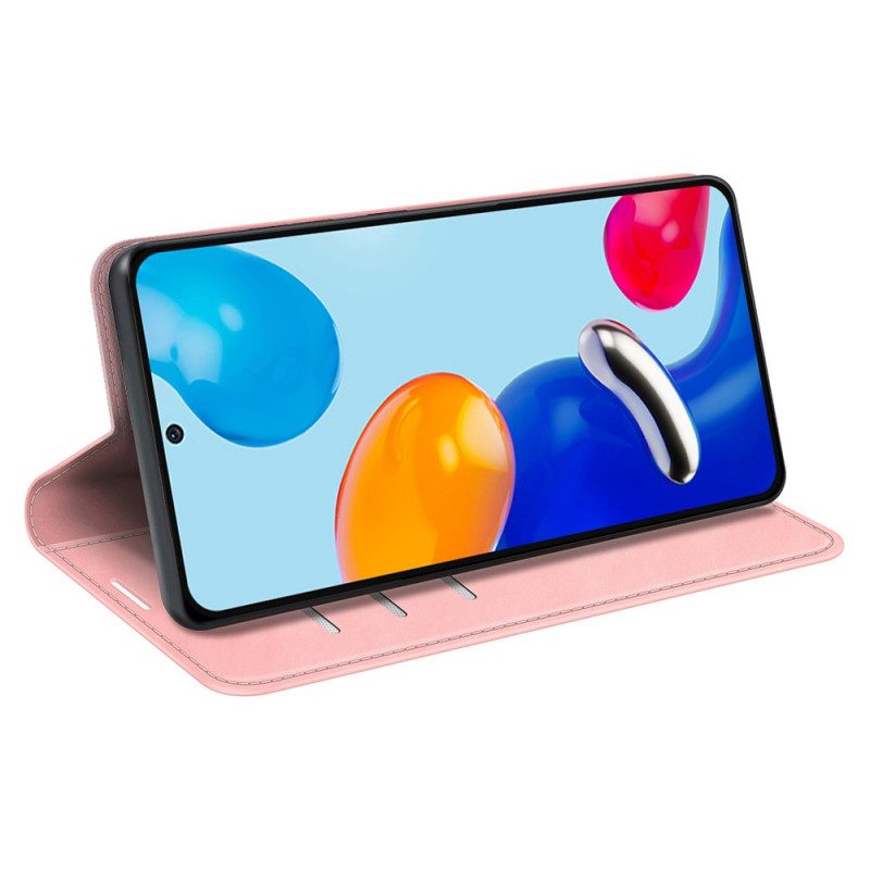 Bescherming Hoesje voor Xiaomi Redmi Note 11 / 11S Folio-hoesje Leer-effect