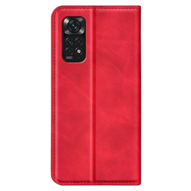 Bescherming Hoesje voor Xiaomi Redmi Note 11 / 11S Folio-hoesje Leer-effect