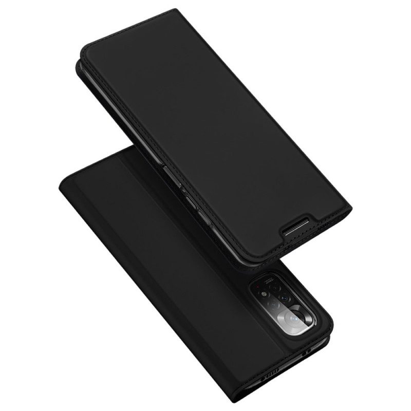 Bescherming Hoesje voor Xiaomi Redmi Note 11 / 11S Folio-hoesje Skinpro Dux Ducis