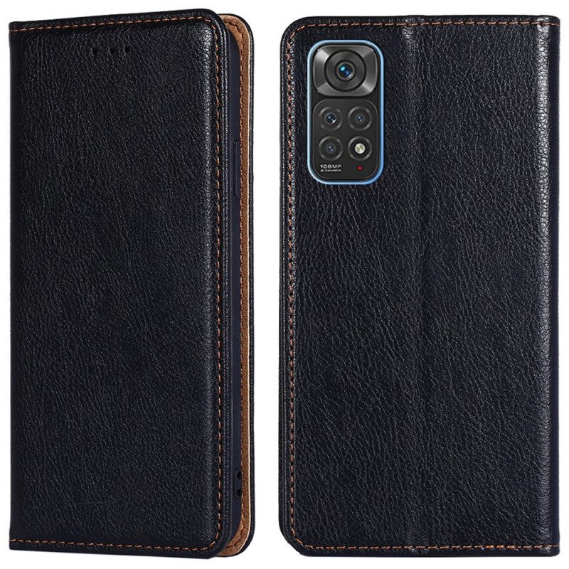 Bescherming Hoesje voor Xiaomi Redmi Note 11 / 11S Folio-hoesje Vintage Lederen Stijl