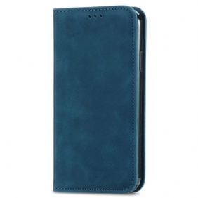 Bescherming Hoesje voor Xiaomi Redmi Note 11 / 11S Folio-hoesje Vintage Leereffect