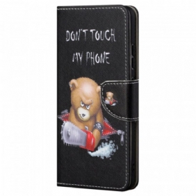 Flip Case voor Xiaomi Redmi Note 11 / 11S Gevaarlijke Beer