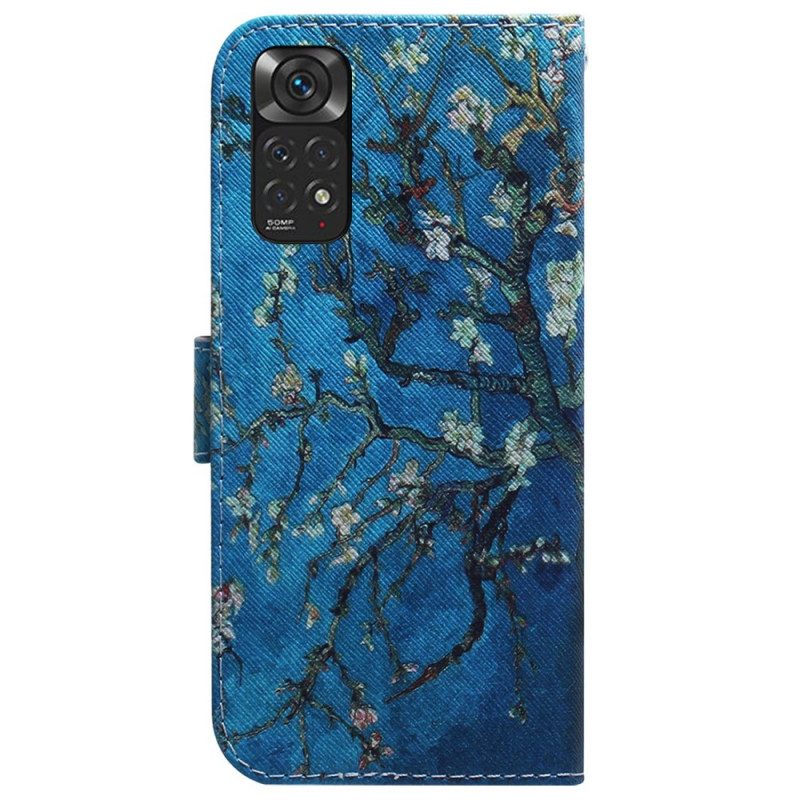 Folio-hoesje voor Xiaomi Redmi Note 11 / 11S Bloeiende Boomtak