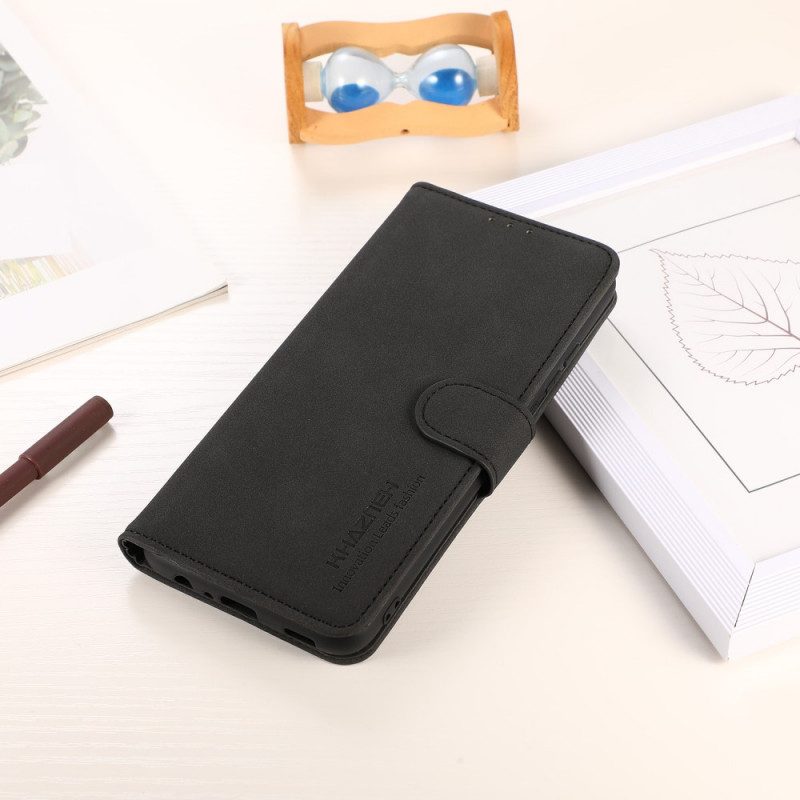 Folio-hoesje voor Xiaomi Redmi Note 11 / 11S Khazneh Modieus Leereffect