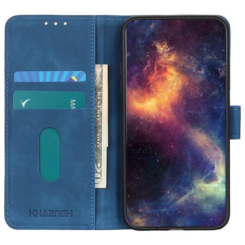 Folio-hoesje voor Xiaomi Redmi Note 11 / 11S Khazneh Vintage Leereffect