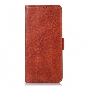 Folio-hoesje voor Xiaomi Redmi Note 11 / 11S Subtiele Stiksels