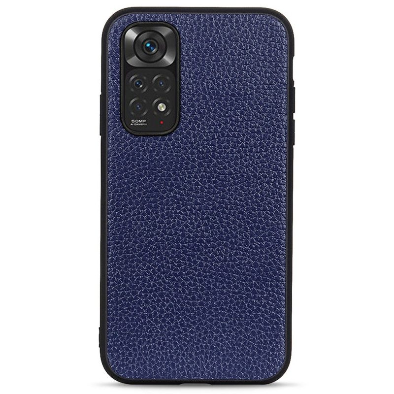 Hoesje voor Xiaomi Redmi Note 11 / 11S Echt Litchi-leer