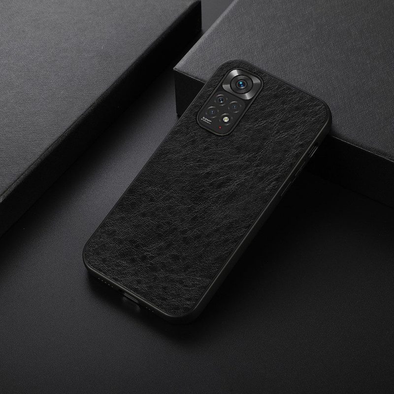 Hoesje voor Xiaomi Redmi Note 11 / 11S Getextureerd Kunstleer