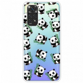 Hoesje voor Xiaomi Redmi Note 11 / 11S Kleine Panda's