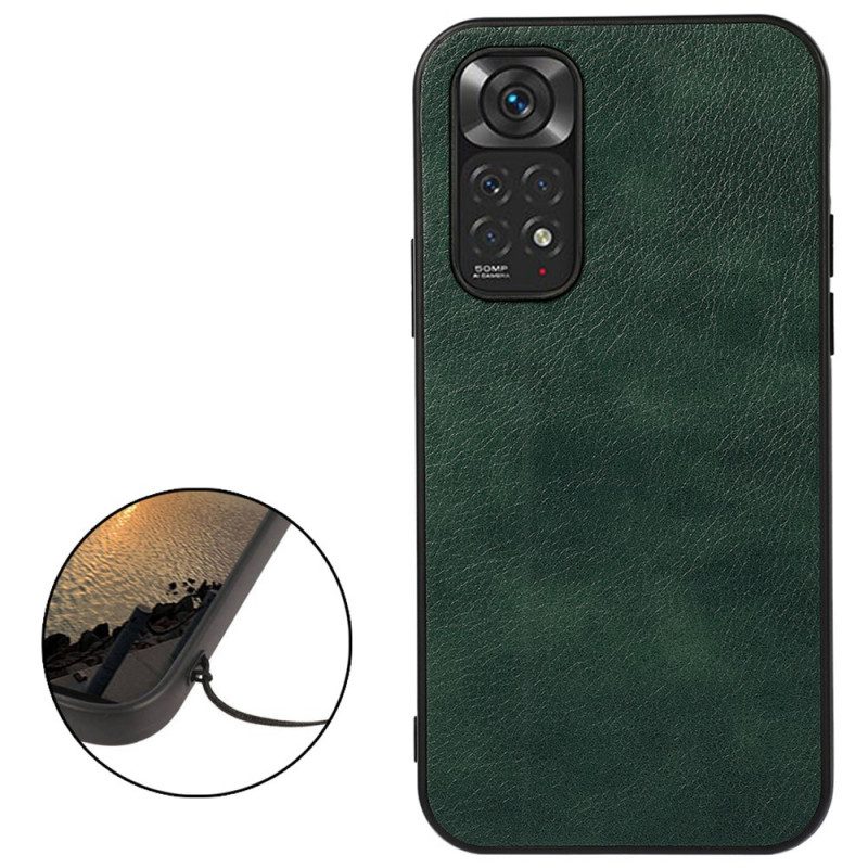 Hoesje voor Xiaomi Redmi Note 11 / 11S Lychee Kunstleer