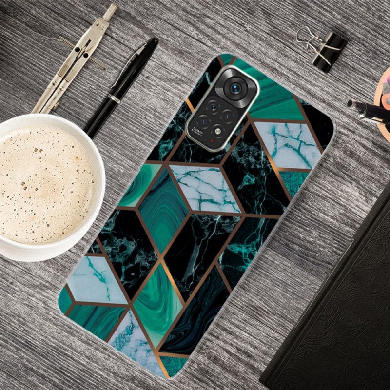 Hoesje voor Xiaomi Redmi Note 11 / 11S Marmeren Geometrie