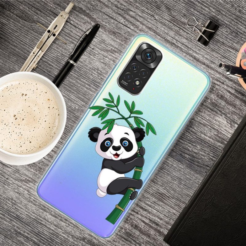 Hoesje voor Xiaomi Redmi Note 11 / 11S Panda Op Bamboe