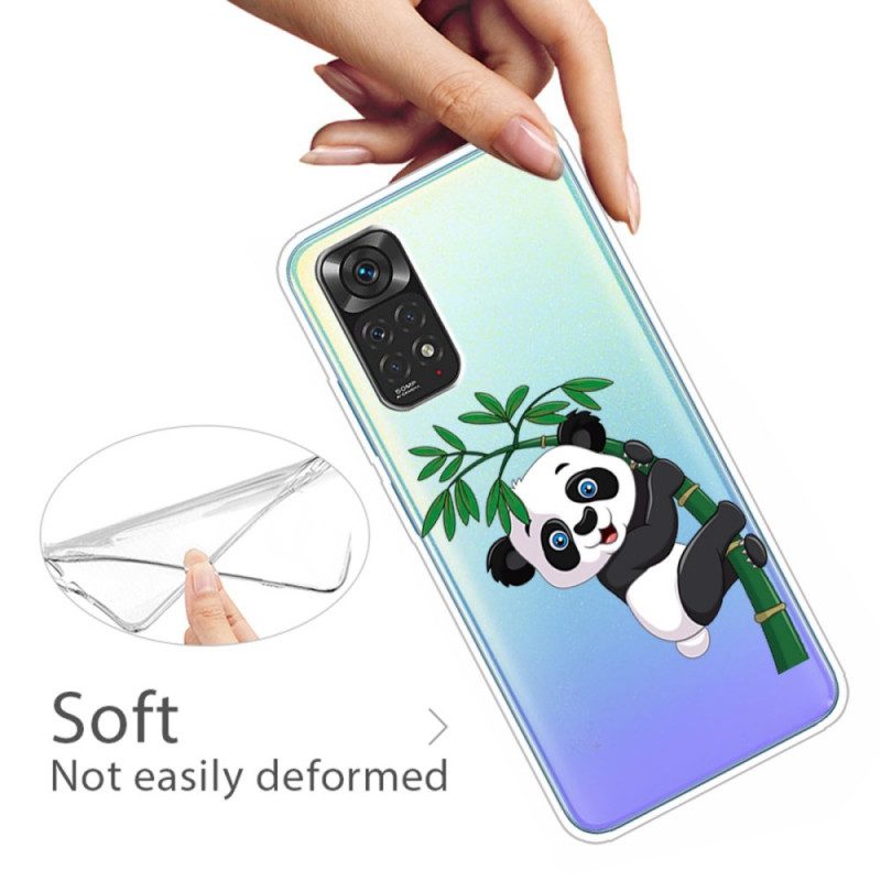 Hoesje voor Xiaomi Redmi Note 11 / 11S Panda Op Bamboe