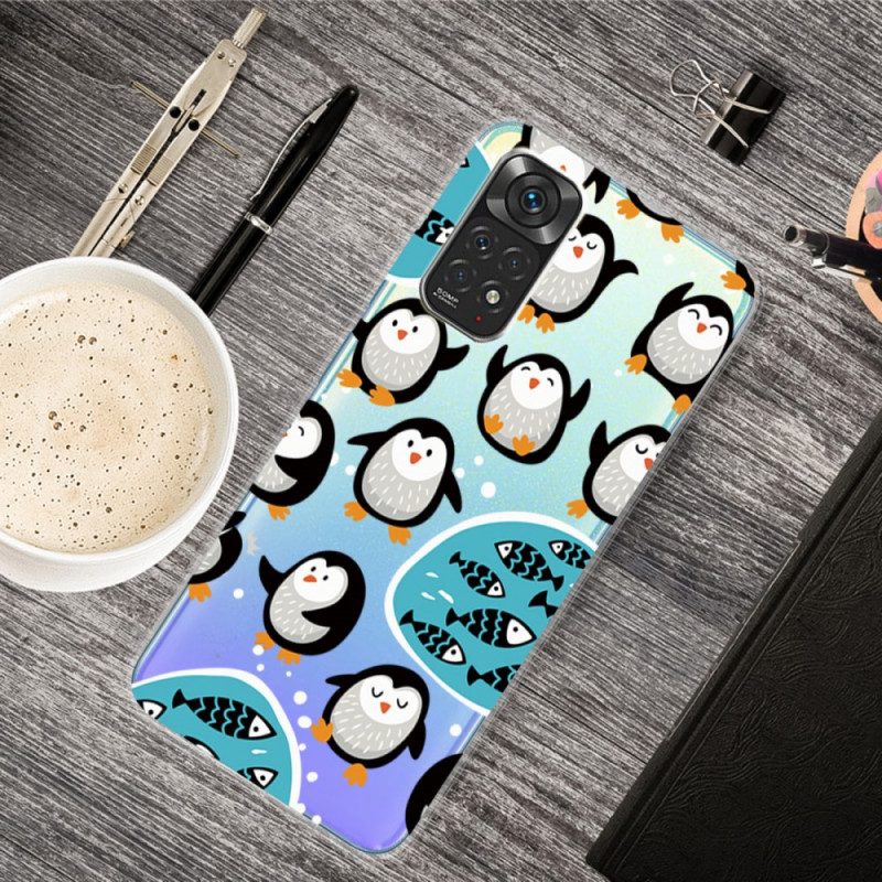 Hoesje voor Xiaomi Redmi Note 11 / 11S Pinguïns En Vissen