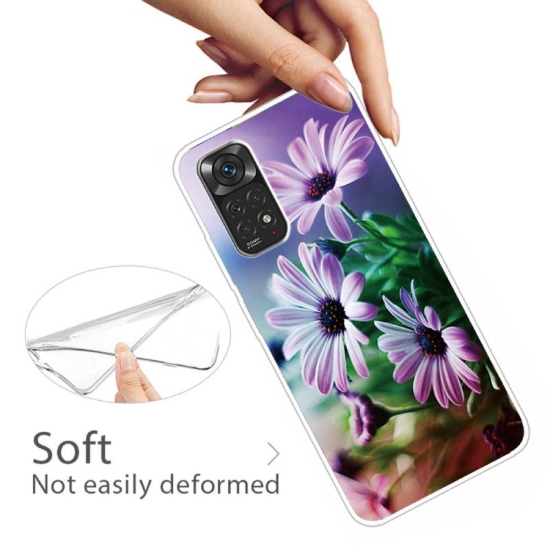 Hoesje voor Xiaomi Redmi Note 11 / 11S Realistische Bloemen