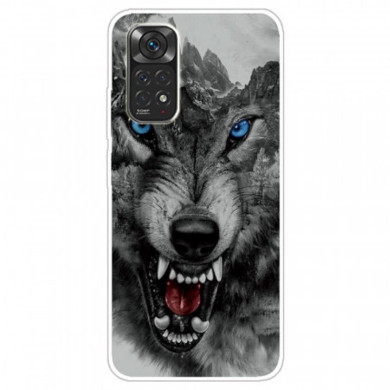 Hoesje voor Xiaomi Redmi Note 11 / 11S Woeste Wolf