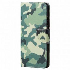 Leren Hoesje voor Xiaomi Redmi Note 11 / 11S Camouflage