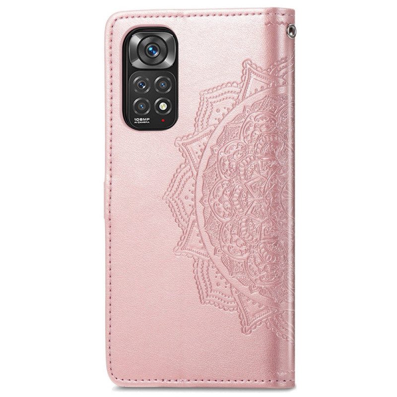 Leren Hoesje voor Xiaomi Redmi Note 11 / 11S Mandala Middeleeuwen