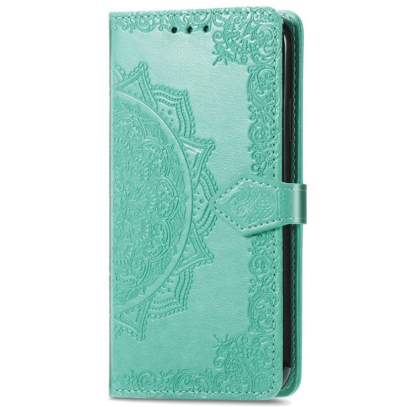 Leren Hoesje voor Xiaomi Redmi Note 11 / 11S Mandala Middeleeuwen