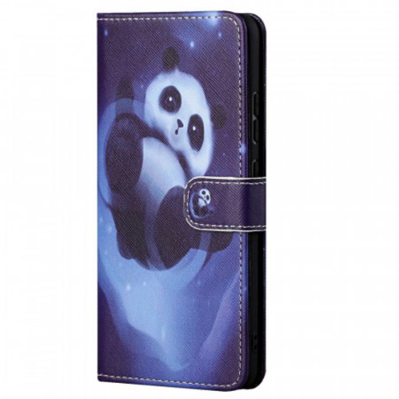 Leren Hoesje voor Xiaomi Redmi Note 11 / 11S Panda-ruimte