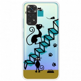 Telefoonhoesje voor Xiaomi Redmi Note 11 / 11S Grappige Katten