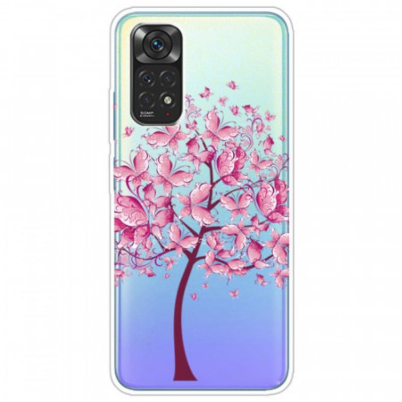 Telefoonhoesje voor Xiaomi Redmi Note 11 / 11S Roze Boomtop