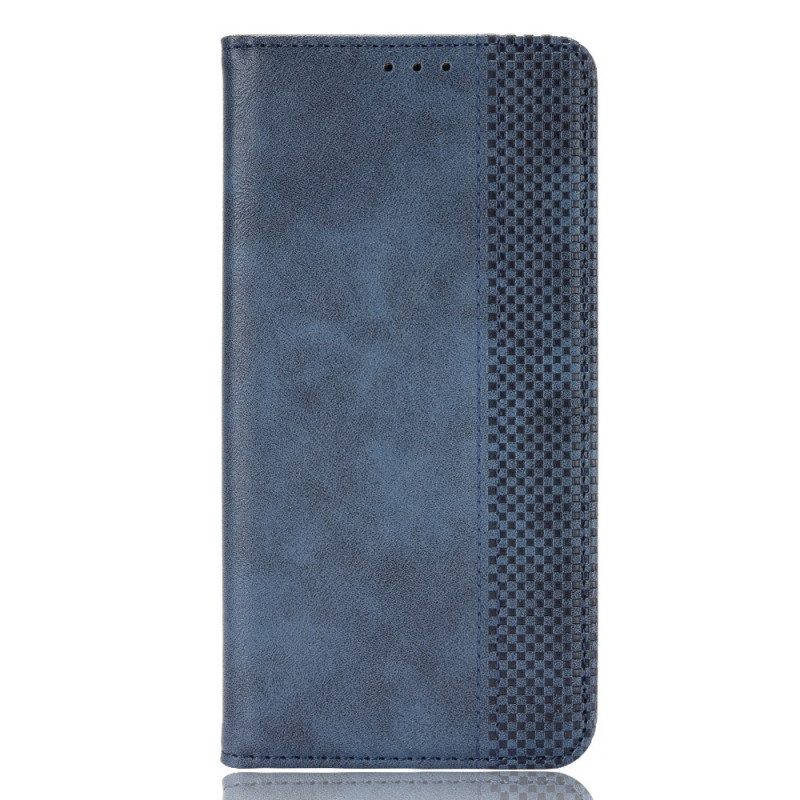 Folio-hoesje Oneplus 12 5g Telefoonhoesje Retrotextuur