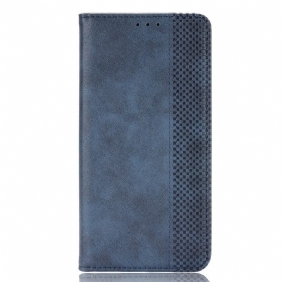 Folio-hoesje Oneplus 12 5g Telefoonhoesje Retrotextuur